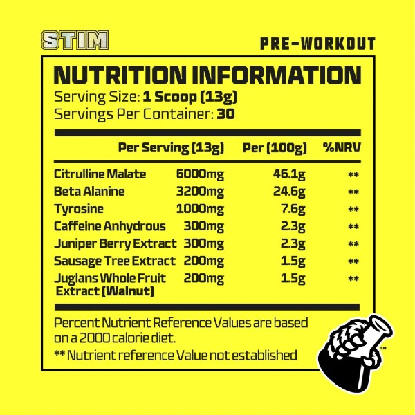 Beast PHARM STIM Pre-Workout