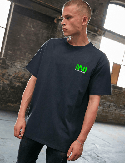 NI Supplement's Oversized T Shirt - Black