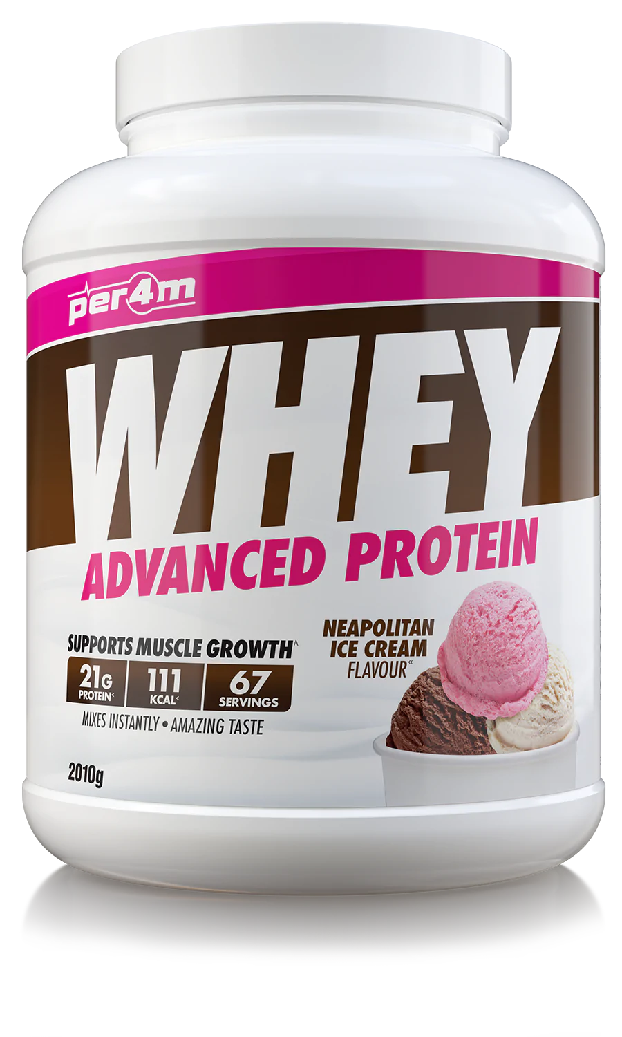 PER4M Whey Protein Powder 2010g (67 Servings)