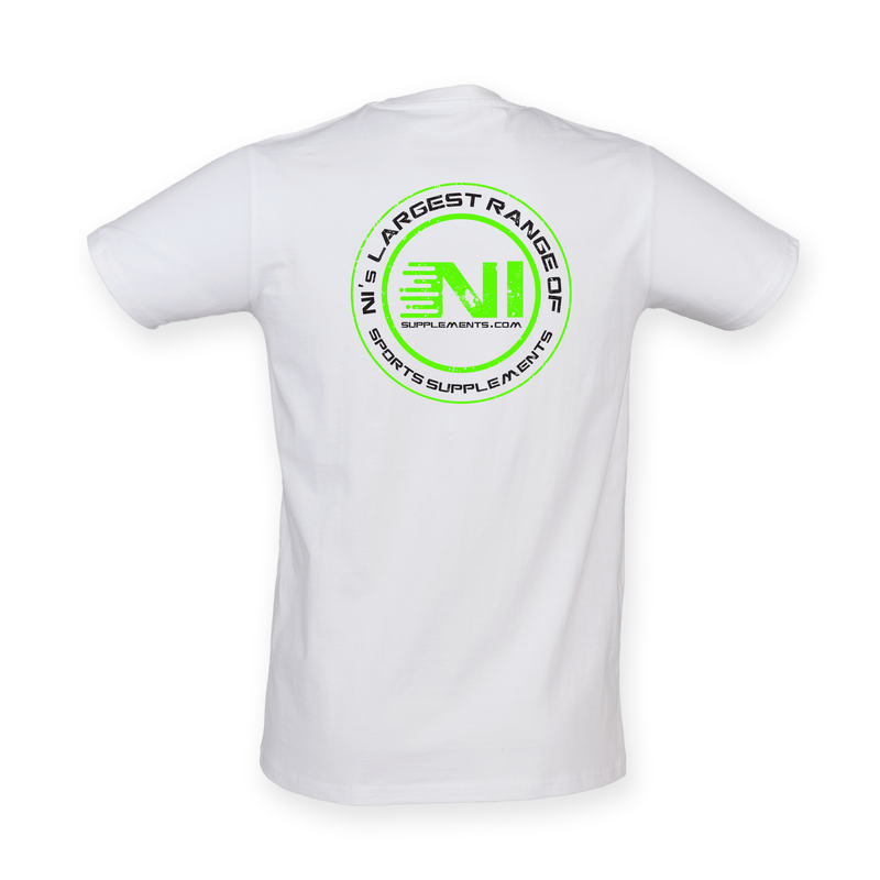 NI Supplements Fitted T Shirt - White
