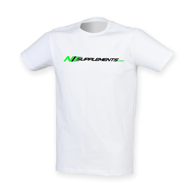 NI Supplements Fitted T Shirt - White